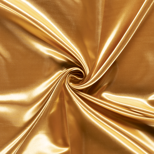 Satin fabrik Gold 