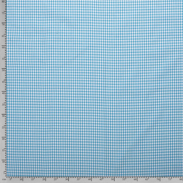 Cotton Poplin Yarn Dyed fabric Checks 