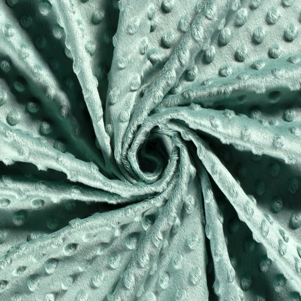 Minky fabric Unicolour Mint