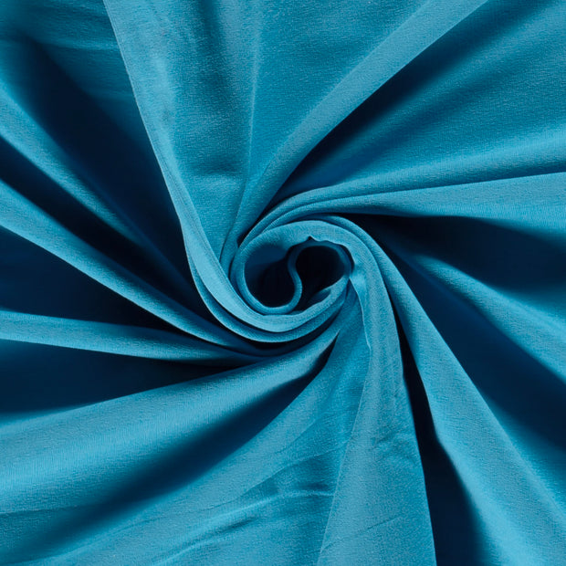 French Terry tissu Unicolore Bleu Ciel
