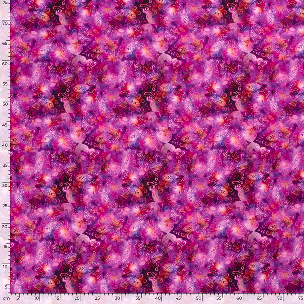 Jogging fabric Tie Dye Pink