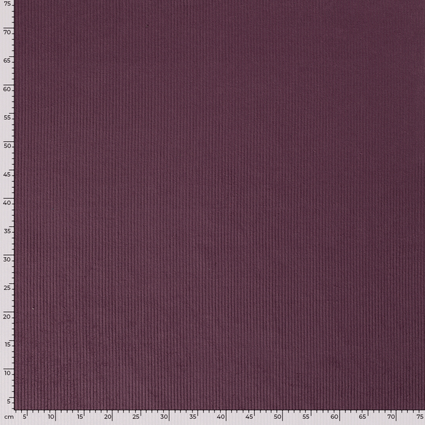 Corduroy 4.5w fabric Unicolour Mauve