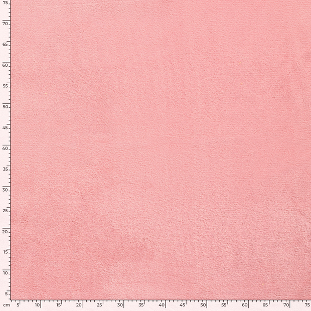 Coral Fleece fabric Unicolour Coral