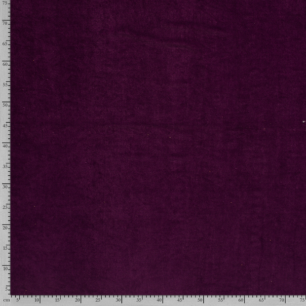 Velvet fabric Rib Bordeaux