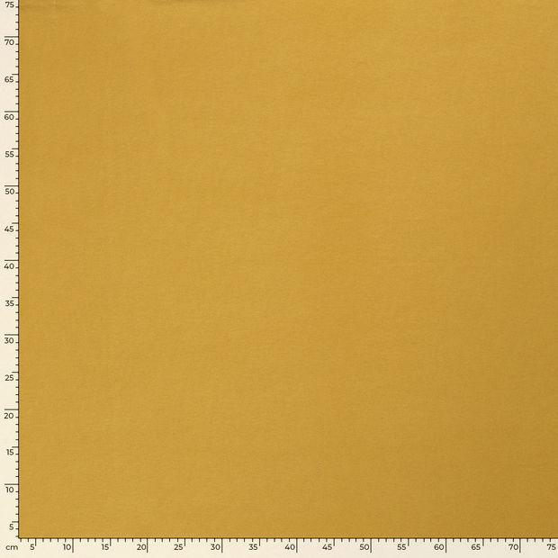 Jersey de Bambou tissu Unicolore Ocre