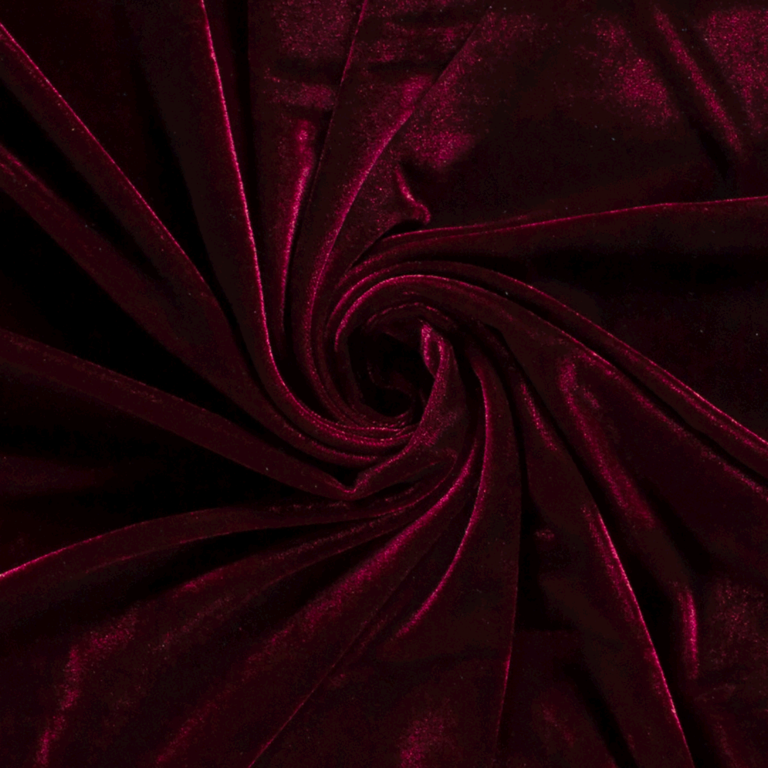 Velvet fabric Unicolour Bordeaux | Wholesale fabrics | Nooteboom Textiles