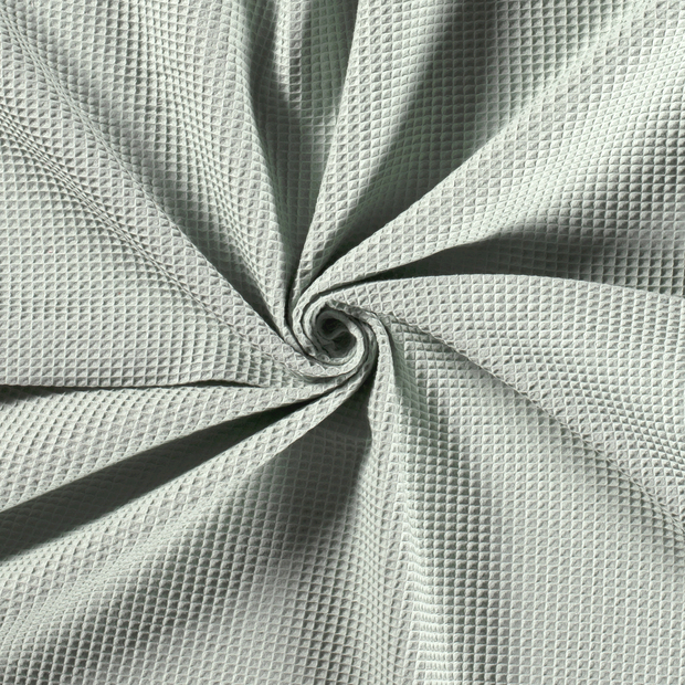 Waffle piqué fabric Ice Mint 