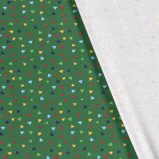 Baumwolle Jersey fabrik Dreiecke bedruckt 