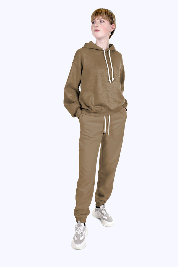 Jogging fabric Unicolour Camel