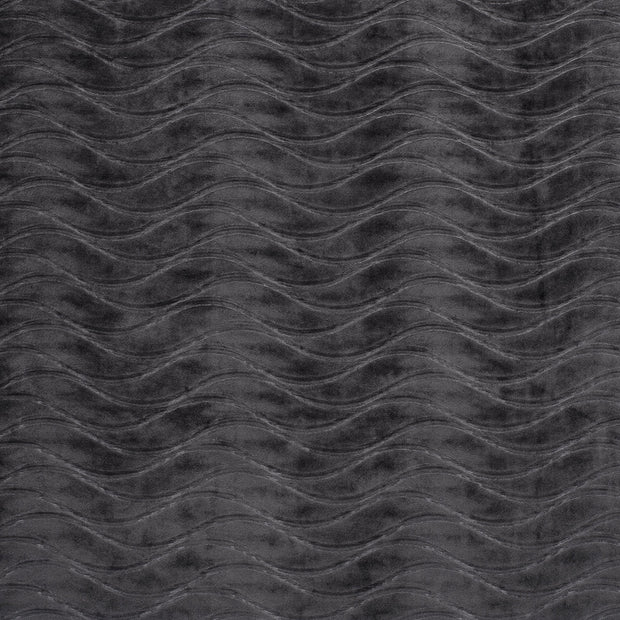 Velvet fabric Dark Grey soft 