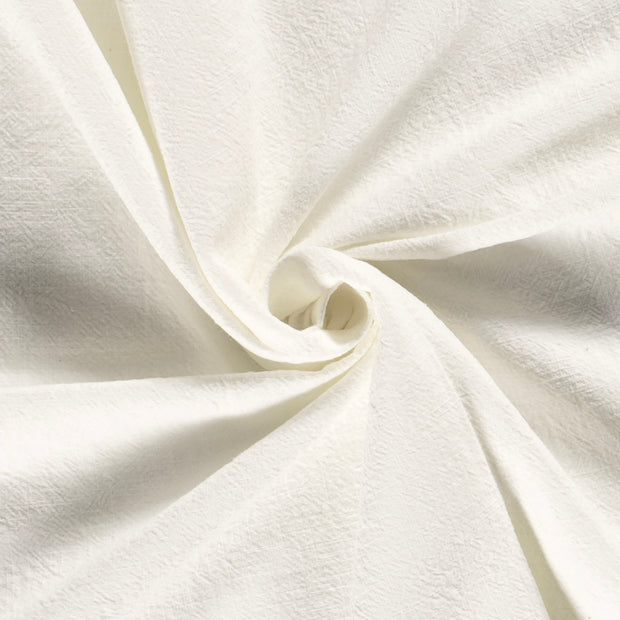 Ramie Lin tissu Unicolore Blanc cassé