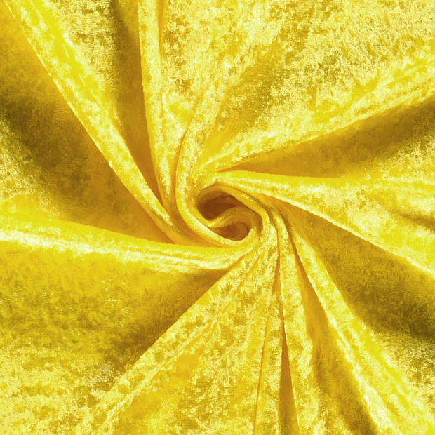 Tela de terciopelo tela Unicolor Amarillo