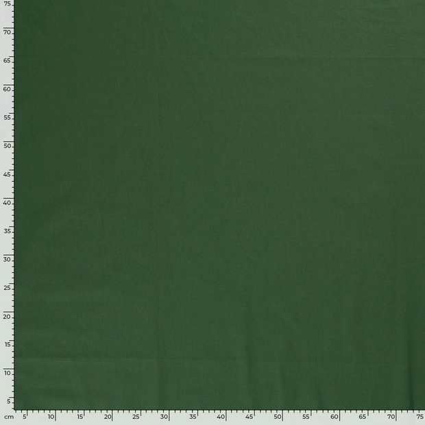 Cotton Poplin fabric Unicolour Forest Green