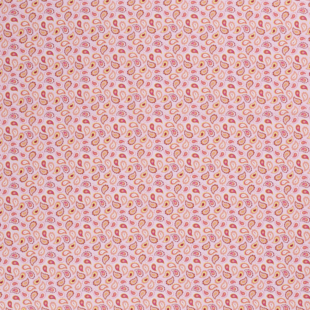 Cotton Poplin fabric Light Pink matte 