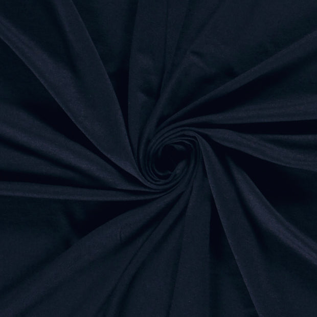 Viscose Jersey fabric Unicolour Navy