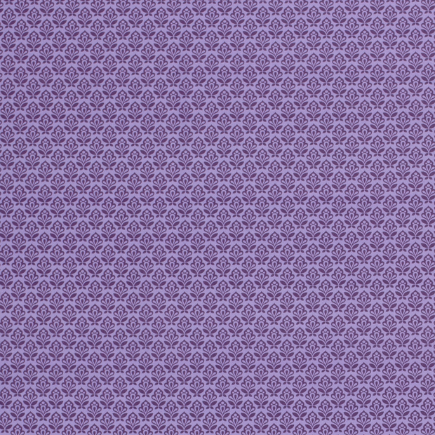 Cotton Poplin fabric Millefleurs Lila