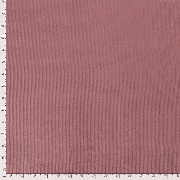 Corduroy 4.5w fabric Unicolour Old Pink