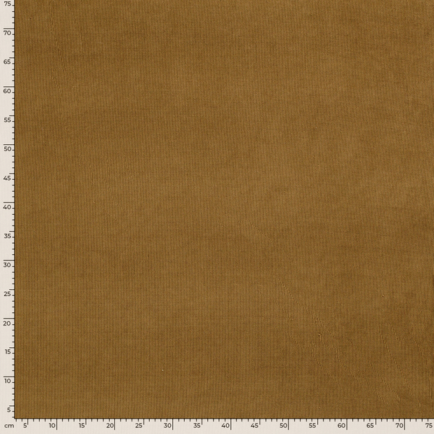 Babycord 21w fabric Unicolour Camel