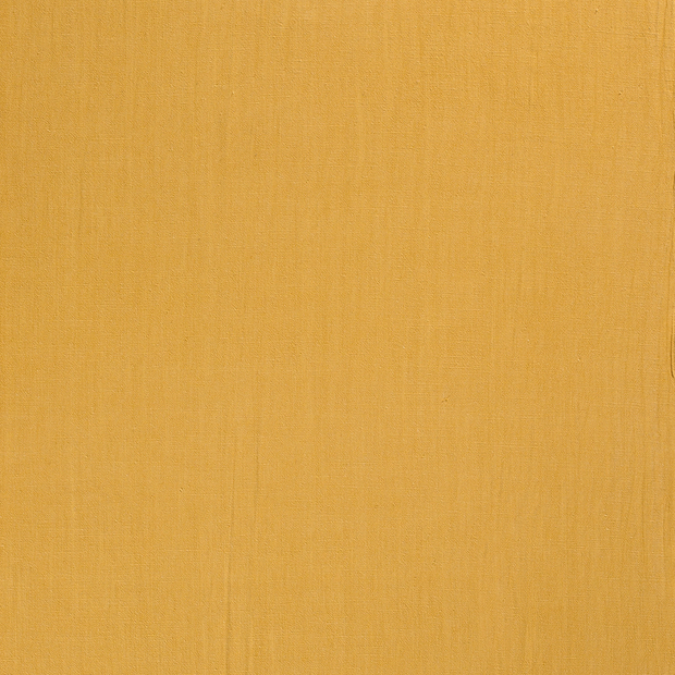 Viscose Lin Chaine et Trame tissu Ocre mat 