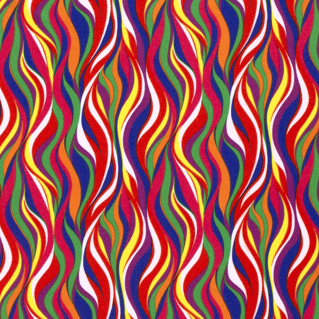Power Stretch fabric Stripes Fuchsia