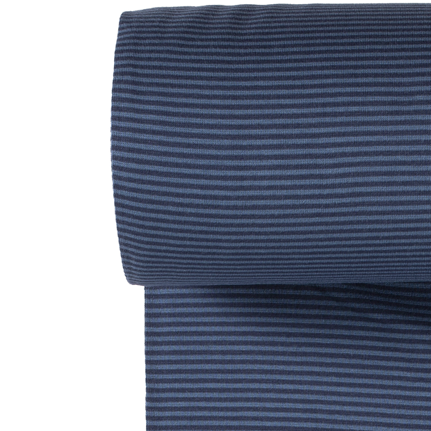 Cuff Material Yarn Dyed fabric Stripes Navy