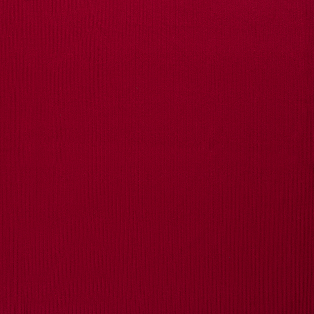 Rib Jersey stof Donker rood mat 