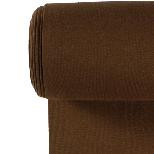 Cuff fabric Unicolour Brown