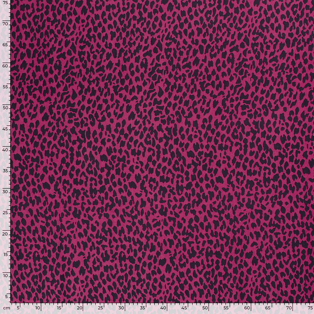Viscose Twill fabric Panther Fuchsia