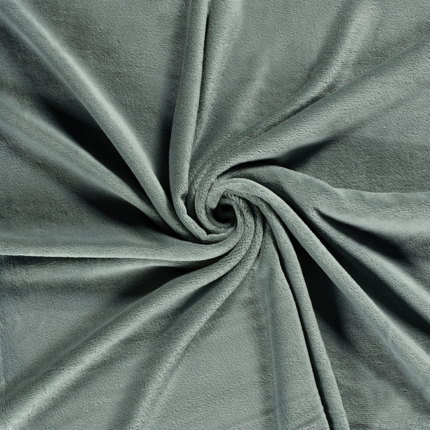 Coral Fleece fabric Dark Mint 