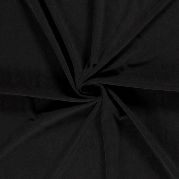 Velvet fabric Black 