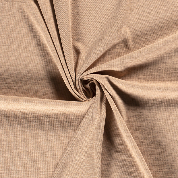 Heavy Knit fabric Camel slub 