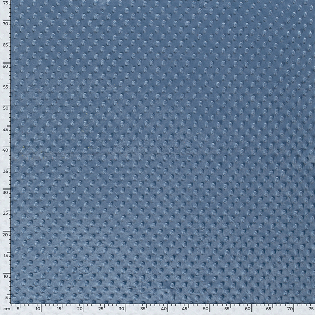 Minky fabric Unicolour Indigo