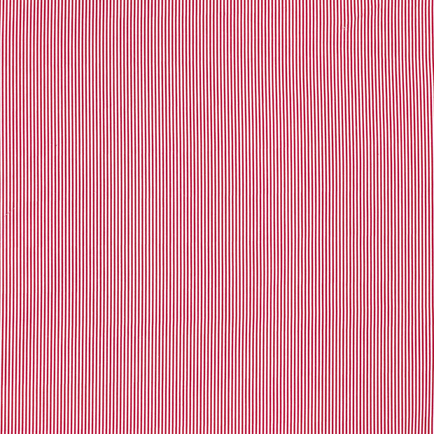 Cotton Poplin fabric Stripes Red
