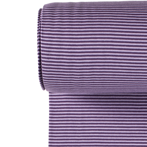 Cuff Material Yarn Dyed fabric Stripes Purple