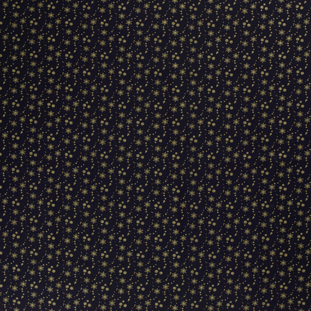 Cotton Poplin fabric Navy 