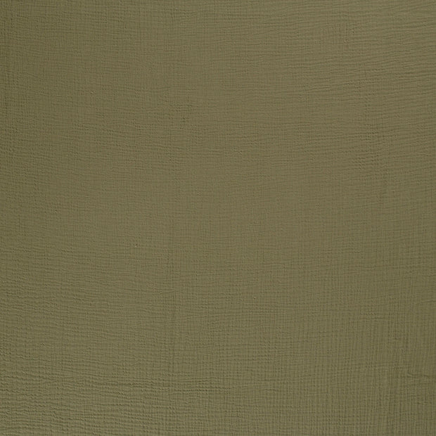 Muslin fabric Forest Green matte 