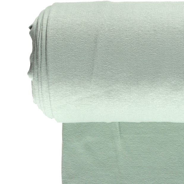 Cuff Material 2x2 rib fabric Unicolour Dark Mint