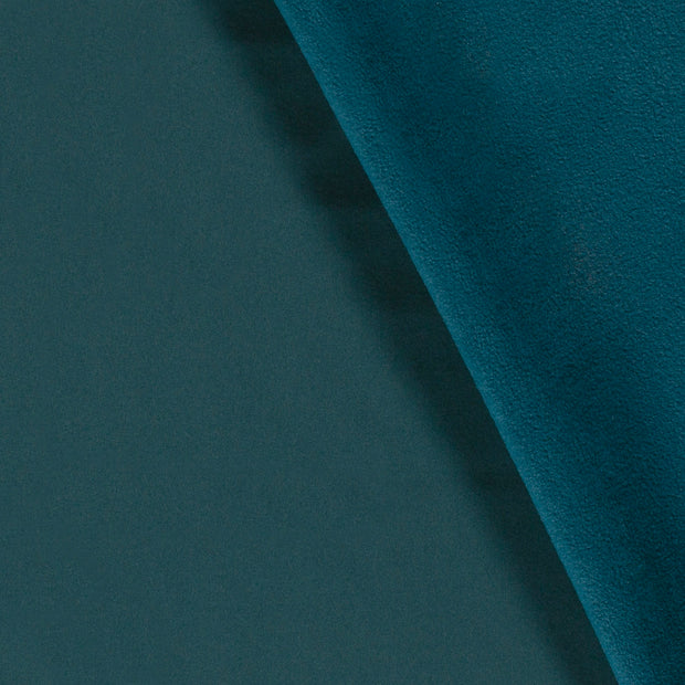 Softshell tissu Unicolore Bleu Canard