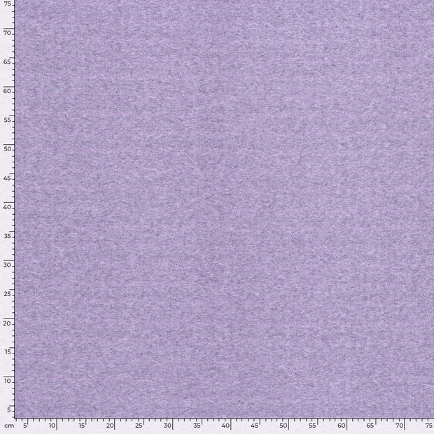 Rib Jersey fabric Melange Magenta