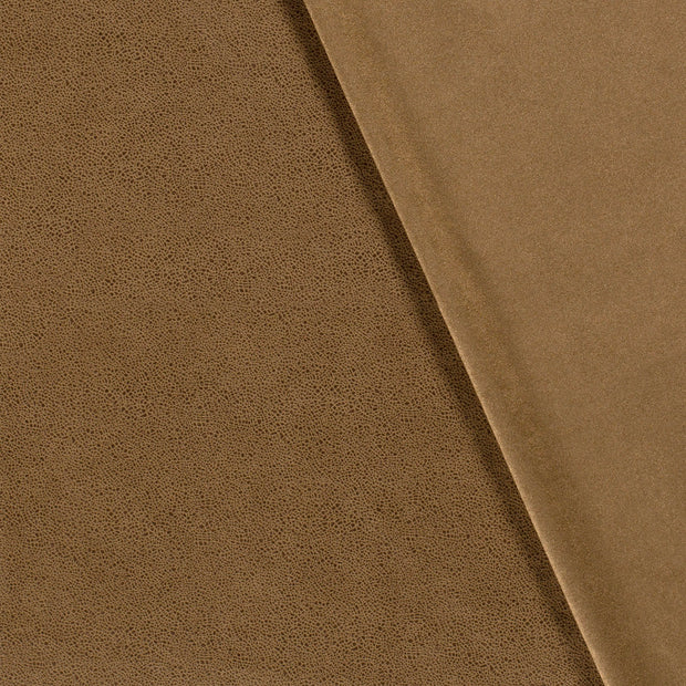 Cuir Suèdé tissu Unicolore enduit 