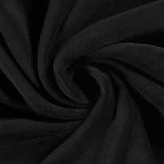 Polaire Doudou Unicolore Noir