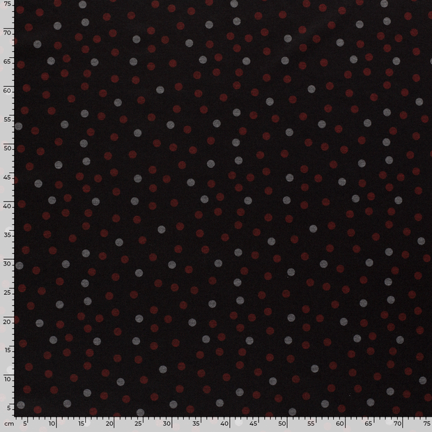 Punta di Roma fabric Dots printed 