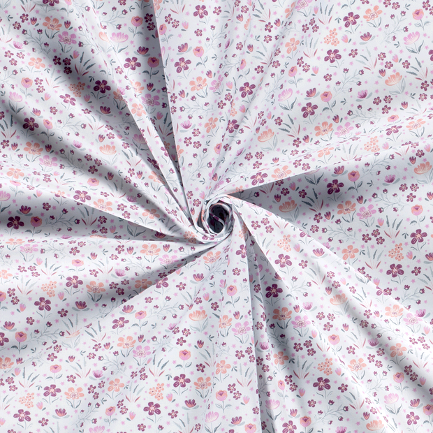 Cotton Poplin fabric printed 