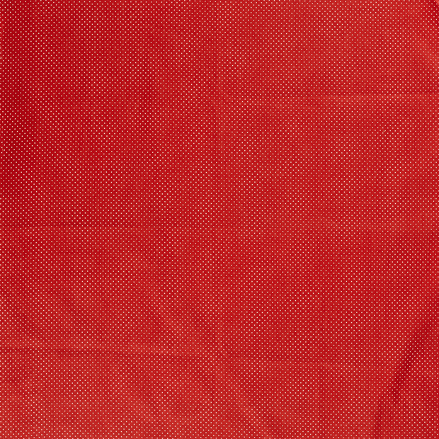 Cotton Poplin fabric Red matte 