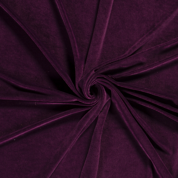 Velvet fabric Bordeaux 