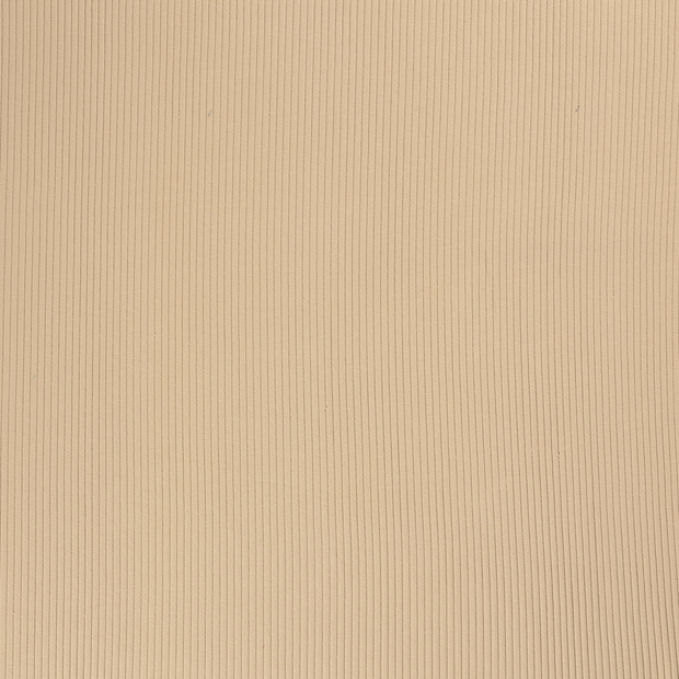 Rib Jersey tissu Beige doux 