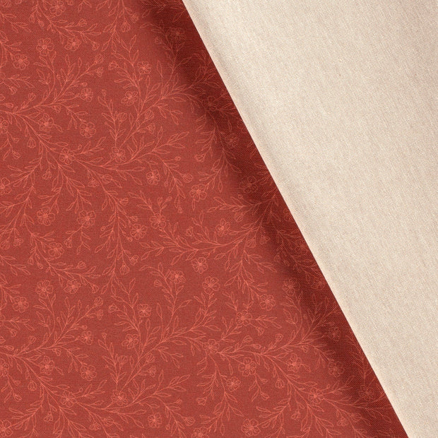 Panama tissu fleurs imprimé 