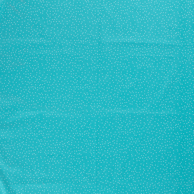 Popeline de Coton tissu Turquoise mat 