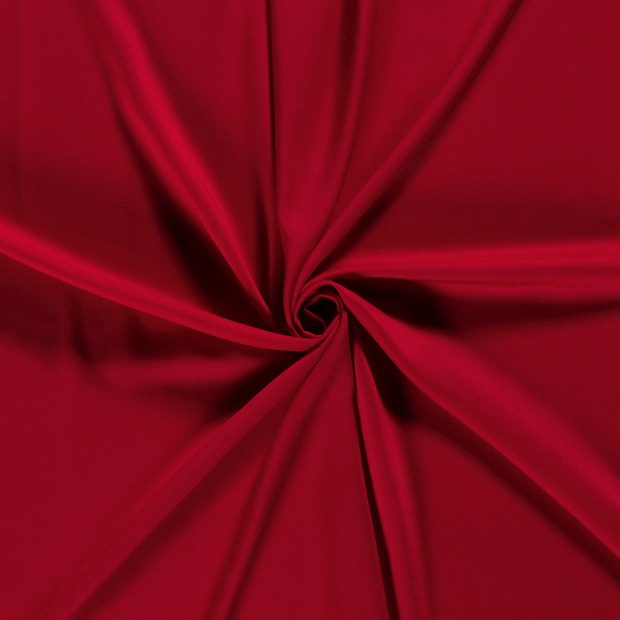 Viscose Poplin fabric Red 