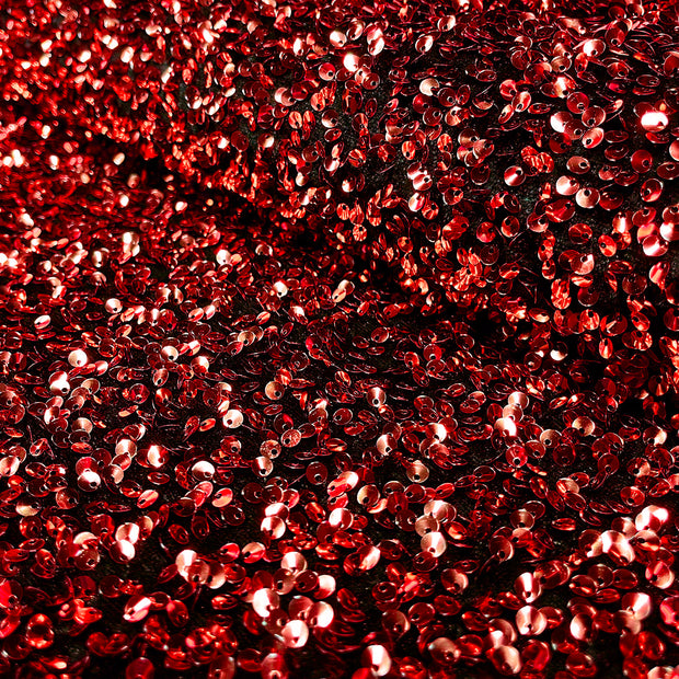 Terciopelo tela Unicolor Rojo